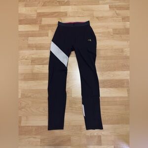 Tracksmith Allston Men's LINED Running Tights - Sz S (Black/Ivory) Read Descr.